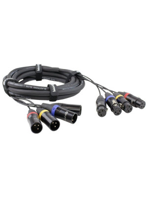 IBKE/C4XLRMF-25  Sub-snake de 7 metros 4 Conectores   BLASTKING