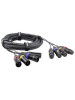 IBKE/C4XLRMF-25  Sub-snake de 7 metros 4 Conectores   BLASTKING