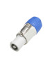 7924  CONECTOR CON SEGURO POWER-OUT  TERMINALES SCREW   AZUL/GRIS   ADAM HALL