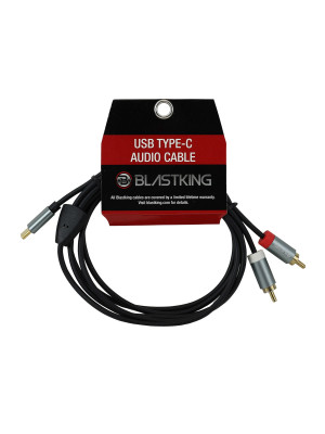 IBKE/C2RTC-6 USB-C TO DUAL RCA MALE 6FT CABLE DE USBC A DOS 1/4 MONO