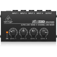 MX400    MICROMIX MEZCLADOR DE LINEA DE 4-CANALES   BEHRINGER