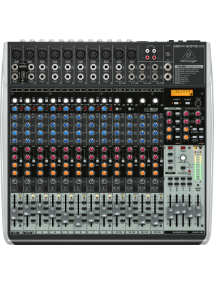 QX2442USB  CONSOLA DE 24-ENTRADAS (10-XLR)  4/2-BUSES, EFECTOS KLARK TEKNIK   BEHRINGER