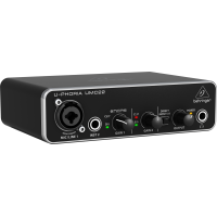 UMC22   U-PHORIA   AUDIOPHILE 2x2, USB INTERFAZ DE AUDIO CON PREAMPS MIDAS   BEHRINGER