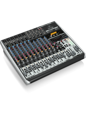 QX1832USB   XENYX CONSOLA DE 18-ENTRADAS (6-XLR)  3/2-BUSES, EFECTOS KLARK TEKNIK  BEHRINGER