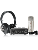 U-PHORIA STUDIO  SET DE INTERFAZ [UM2], MICROFONO [C-1] Y AUDIFONOS [HPS5000]   BEHRINGER