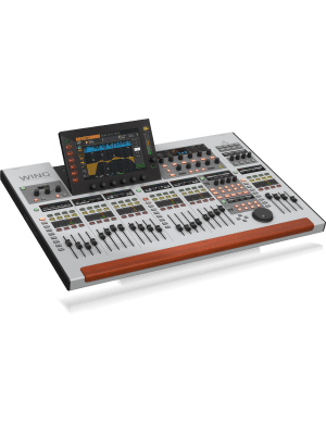 WING  CONSOLA DIGITAL  48-Canales  28-Buses  24-Fader Control  Pantalla Touch de 10"    BEHRINGER