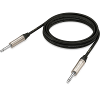 GIC-300  CABLE PARA INSTRUMENTO  PLUG 1/4” TS - PLUG 1/4” TS   10 FT. / 3 M.   BEHRINGER