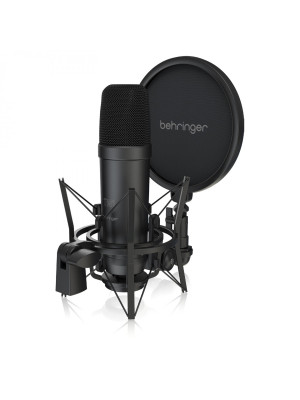 TM1 DARK EDITION  MICRÓFONO DE CONDENSADOR DE DIAFRAGMA GRANDE, INCLUYE MONTAJE Y FILTRO   BEHRINGER