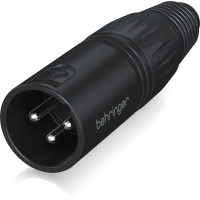 X3M-BK CONECTOR PROFESIONAL XLR MALE [ESTÁNDAR NEGRO] BEHRINGER