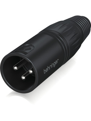 X3M-BK CONECTOR PROFESIONAL XLR MALE [ESTÁNDAR NEGRO] BEHRINGER