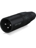 X3M-BK CONECTOR PROFESIONAL XLR MALE [ESTÁNDAR NEGRO] BEHRINGER