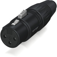 X3F-BK  CONECTOR PROFESIONAL XLR FEMALE [NEGRO]   BEHRINGER