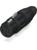 X3F-BK  CONECTOR PROFESIONAL XLR FEMALE [NEGRO]   BEHRINGER