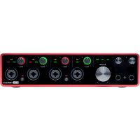 SCARLETT 18I8 [G3]   INTERFAZ DE AUDIO USB C,  18-in/8-out,  24-bit/192kHz.   FOCUSRITE