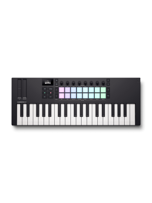 Launchkey Mini 37 [Mk4]  CONTROLADOR MIDI UNIVERSAL MINI TECLAS SYNTH-ACTION, 16-FSR Drum Pads, DISPLAY OLED   NOVATION