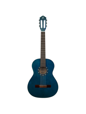 R121SNOC FAMILY SERIES GUITARRA CLÁSICA FULL SIZE, SLIM NECK, SPRUCE, OCEAN BLUE ORTEGA
