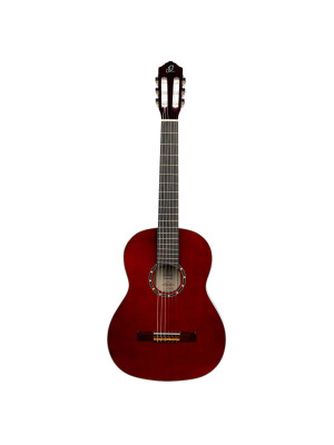 R121WR FAMILY SERIES GUITARRA CLÁSICA. FULL SIZE, SPRUCE, WINE RED ORTEGA