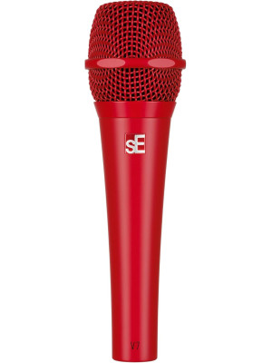 V7 RED  STUDIO-GRADE  MICRÓFONO SUPERCARDIOIDE DE MANO [ROJO]   SE ELECTRONICS