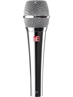 V7 CHROME  STUDIO-GRADE  MICRÓFONO SUPERCARDIOIDE DE MANO [CROMADO]   SE ELECTRONICS