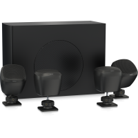 SAT SUB 4PACK Sistema de altavoces satélite y subwoofer para aplicaciones comerciales